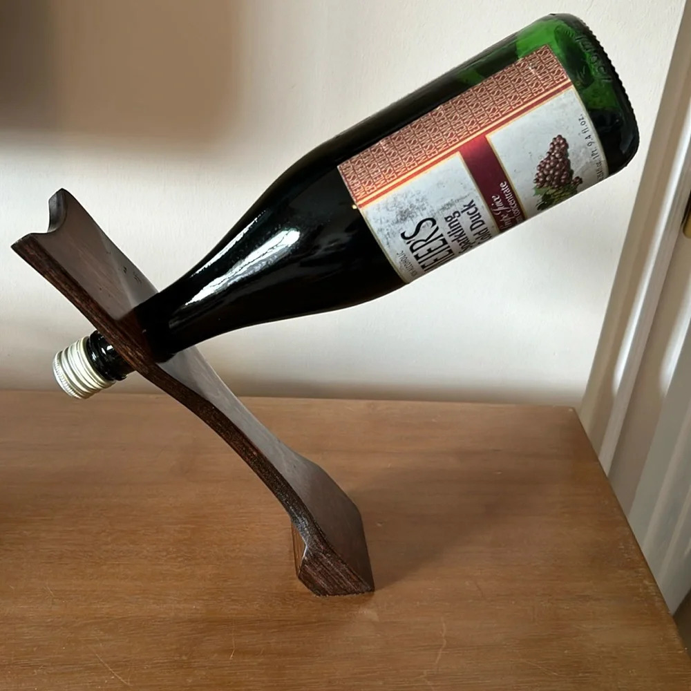 Wooden beverage holder